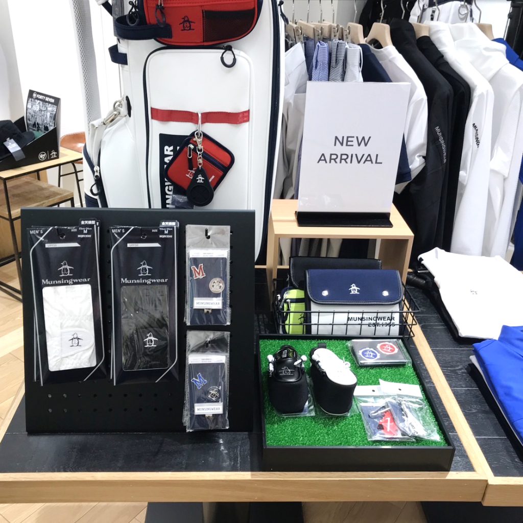【オリジナルディスプレイ什器製作】 Munsingwear（マンシングウェア）様のご紹介