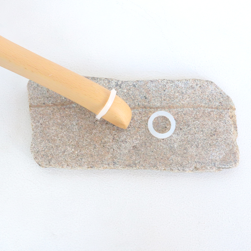 【ストック商品】すべり止め＜シリコンリング /乳白（M)＞