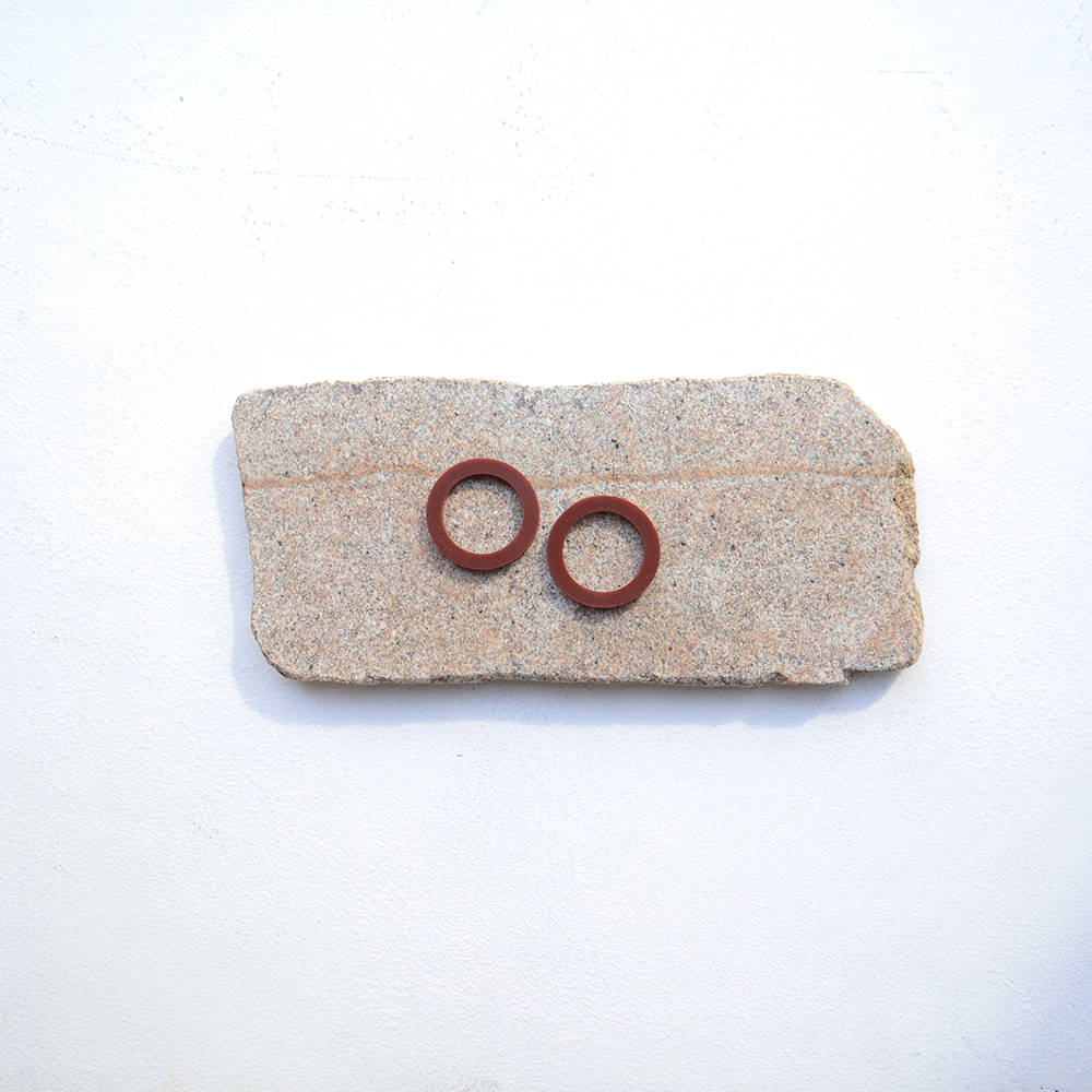 【ストック商品】すべり止め＜シリコンリング /ブラウン＞