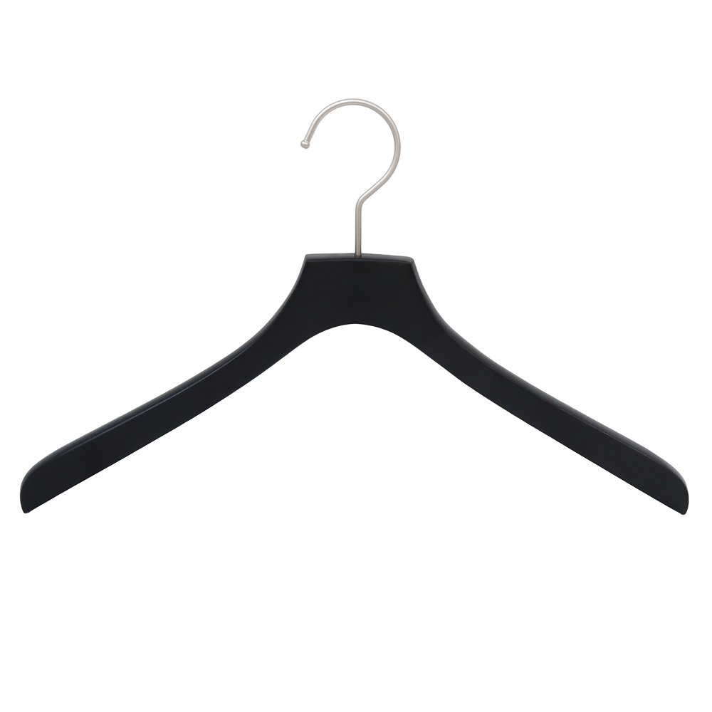 【オーダーメイド商品】オリジナル木製ハンガー（黒艶消し塗装）
