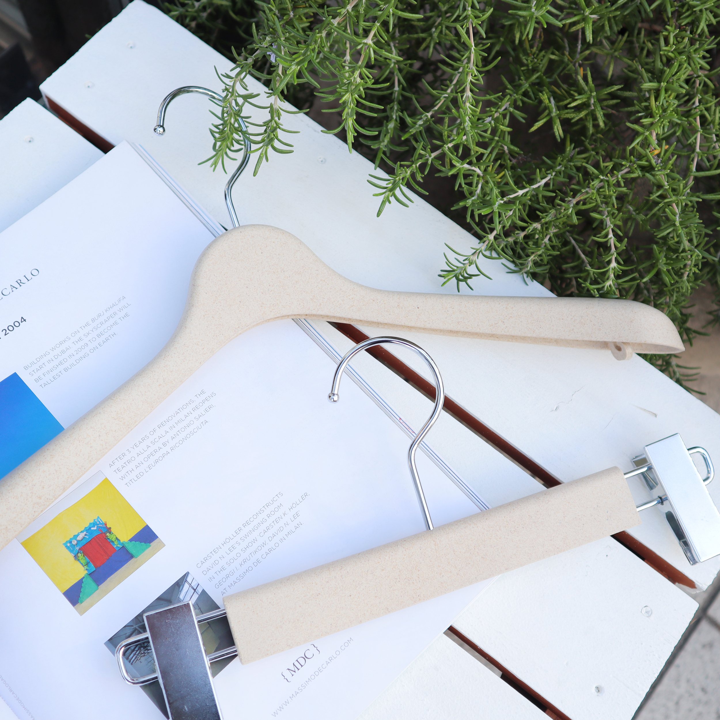 もみ殻ハンガー