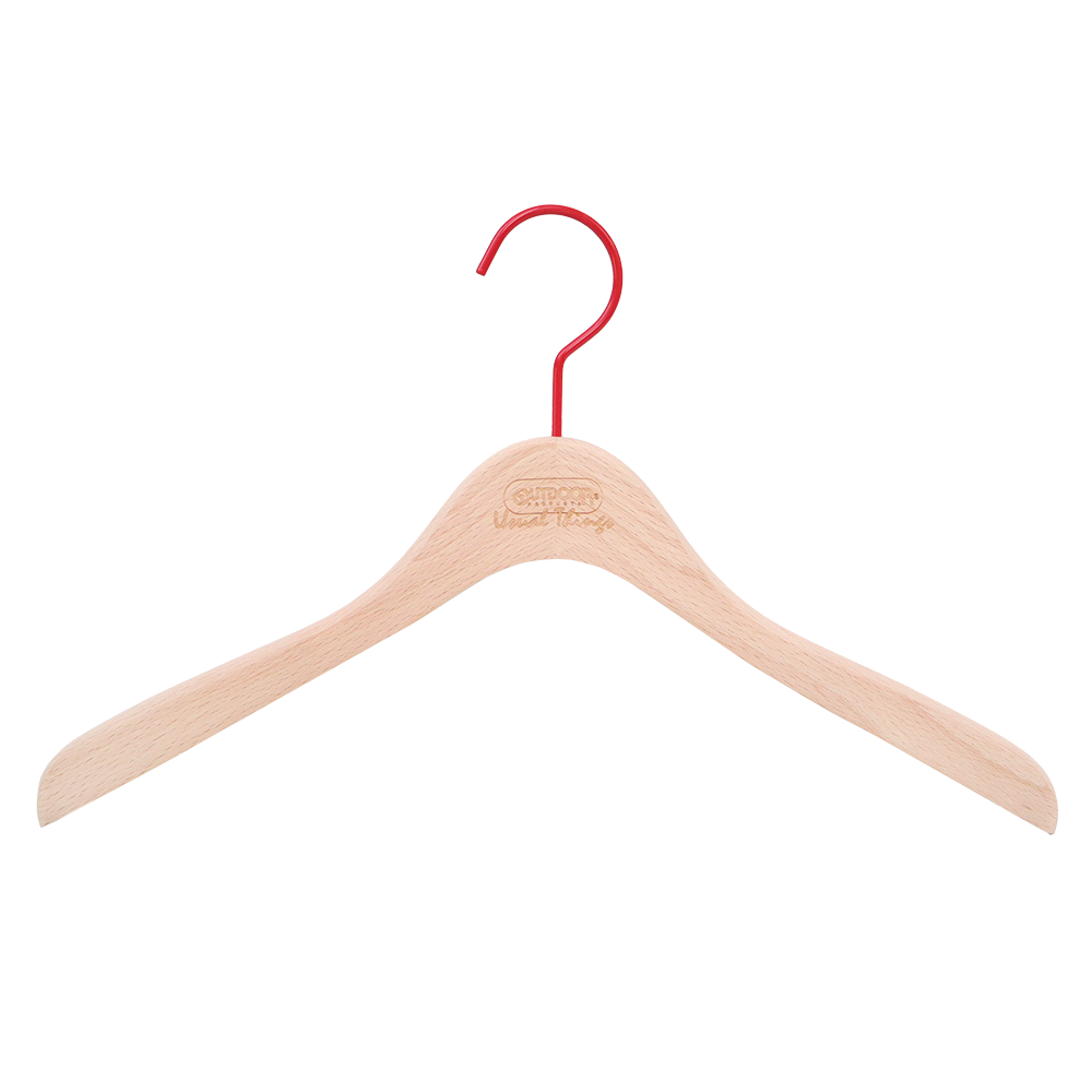 【オーダーメイド商品】オリジナルFSC木製ハンガー(トップス)(OUTDOOR PRODUCTS様)