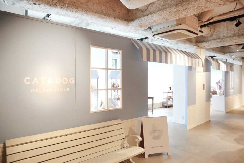 【オリジナルディスプレイ什器製作】GELATO PIQUE（ジェラートピケ） CAT&DOG様のご紹介
