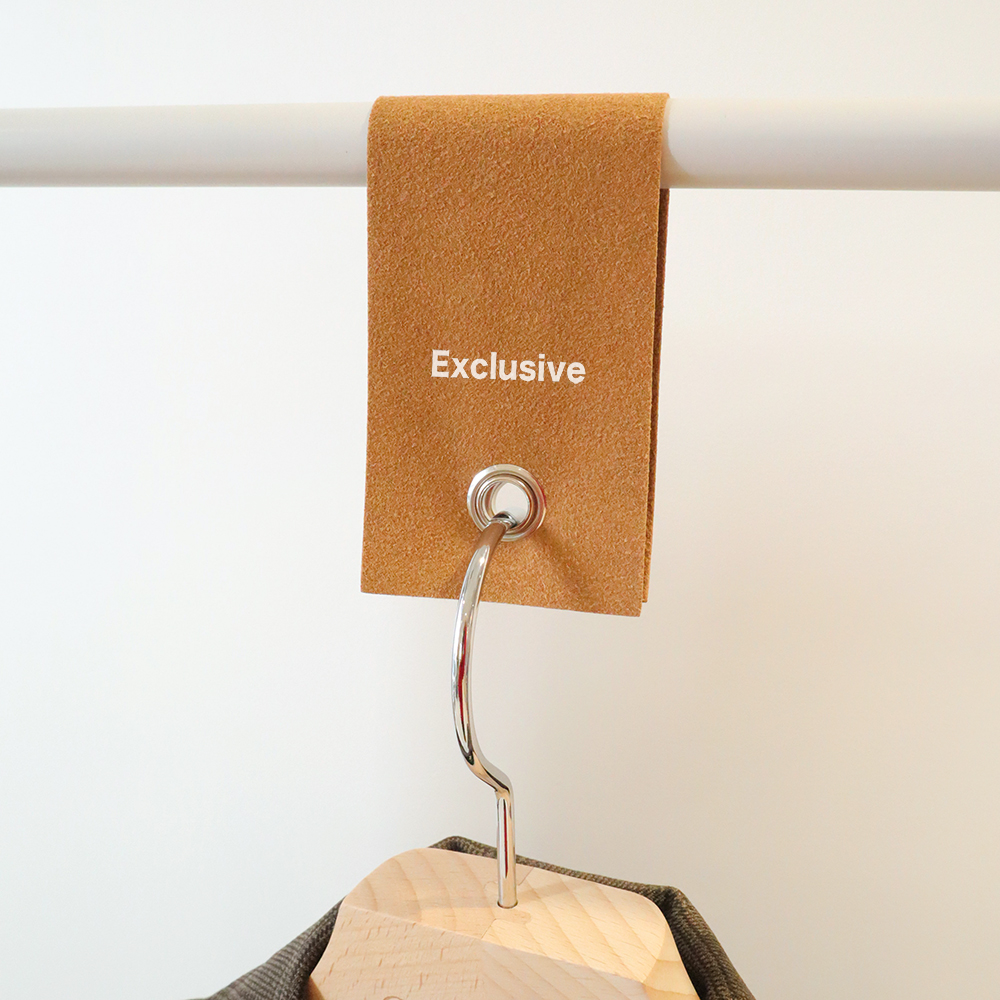 【オーダーメイド商品】ファブリック　ハトメハンガータグ