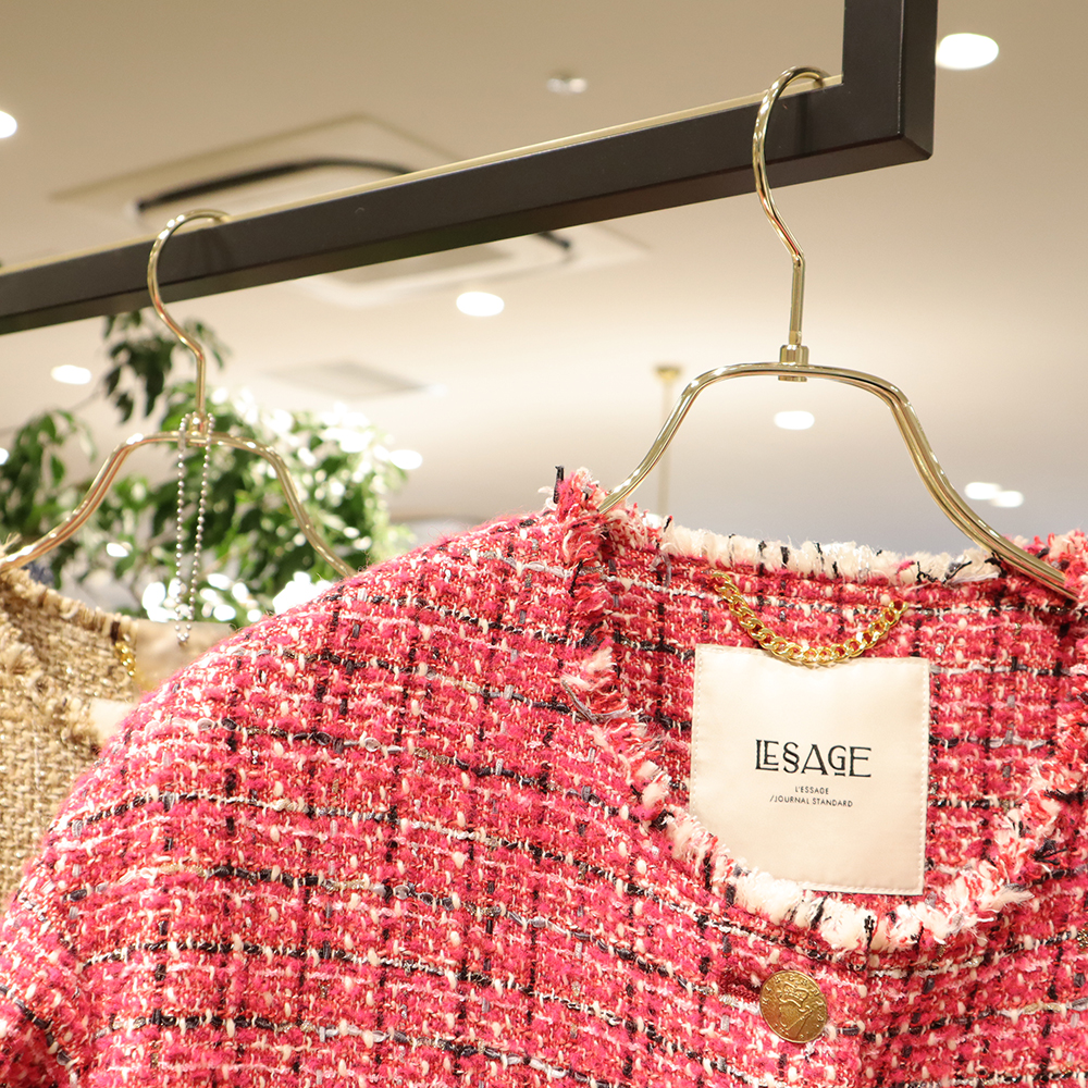 【オリジナルスチールハンガー・什器製作】 L’ESSAGE LUXE（レザージュ ラックス) 丸の内店  様のご紹介