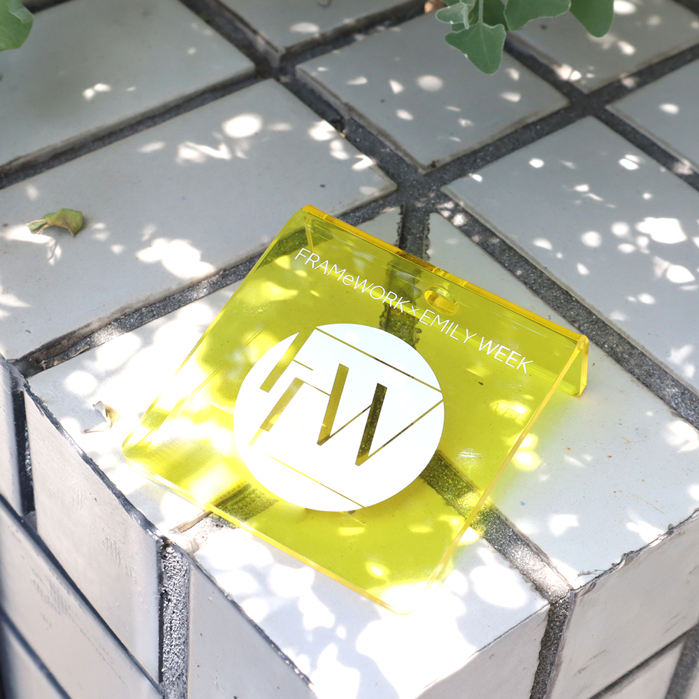 【オリジナルハンガータグ製作】 FRAMeWORK×EMILY WEEK様のご紹介