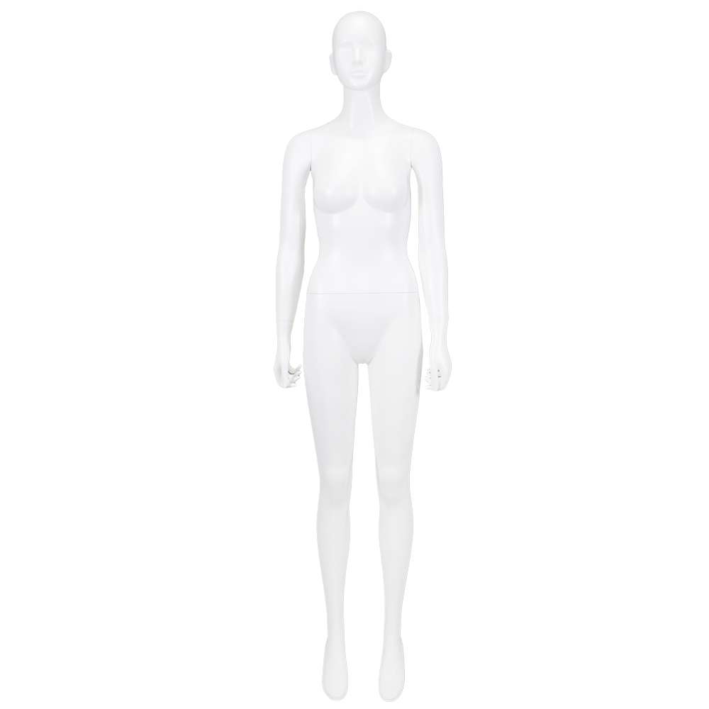 【ストック商品】全身直立マネキン(白3分艶)_CNW-201ADP＜レディス＞