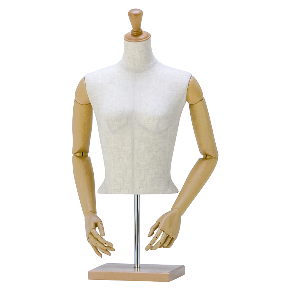 【ストック商品】TO-W-0004 ボディ＜レディス/木製/オールドクリア（アーム付き）＞　