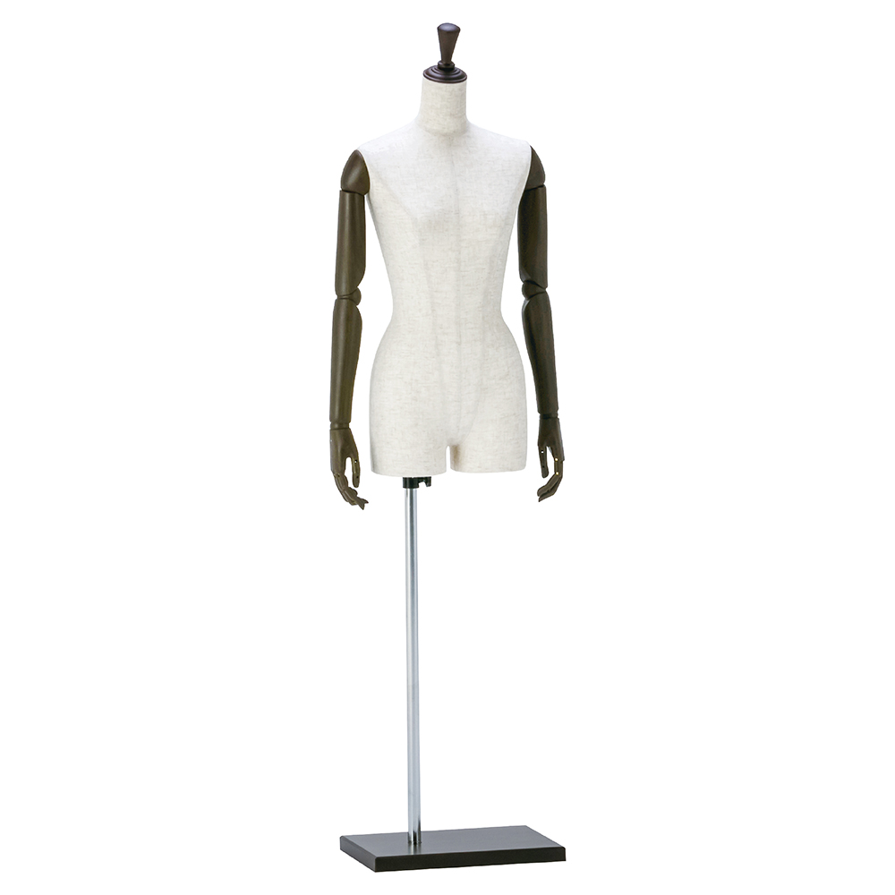 【ストック商品】TO-W-0008　ボディ＜レディス/茶染（アーム付き） ＞　