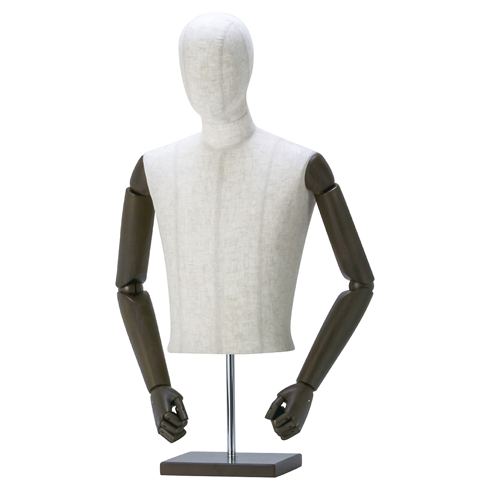 【ストック商品】TO-M-0004　ボディ＜メンズ/茶染（ヘッド・アーム付き） ＞