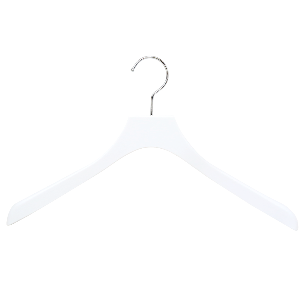 【ストック商品】ベーシック　ホワイトバルミーハンガー（メンズ）